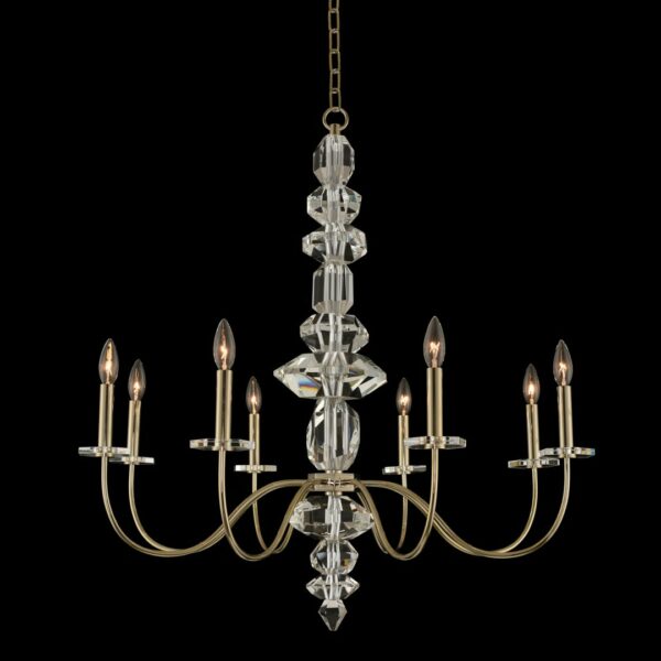 ##Antique Hardware## Bolivar 8 Light Chandelier