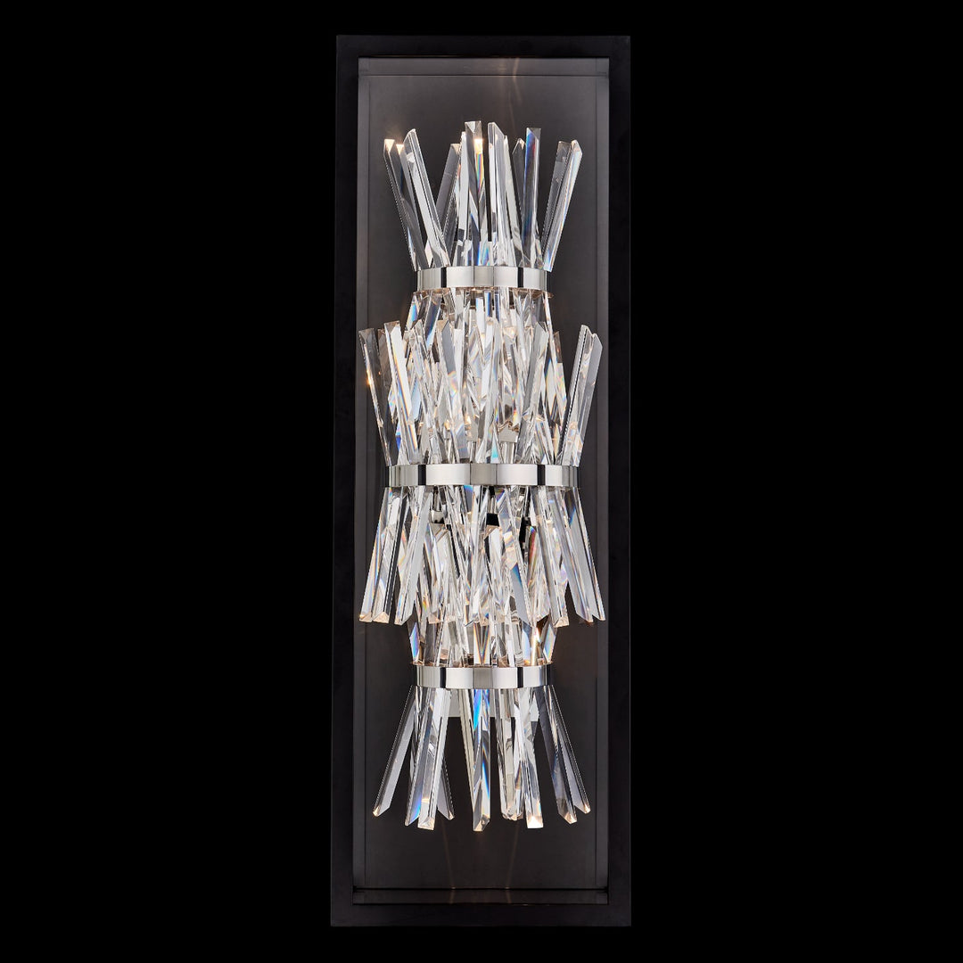 Antique Hardware Glacier Esterno 32 in Black Fluorocarbon Outdoor Wall Sconce Exterior