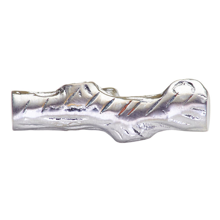 1 7/8 Inch "T" Shape Tree Branch Cabinet and Furniture Knob (Polished Chrome Finish)