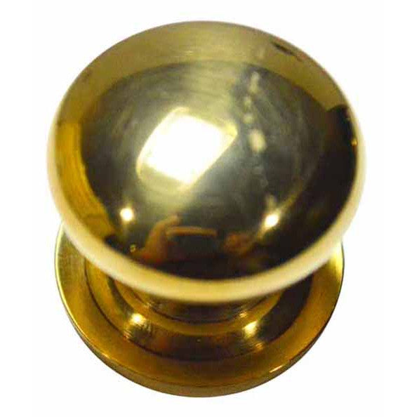 ##Antique Hardware## 1 Inch Solid Brass Traditional Round Cabinet & Furniture Knob