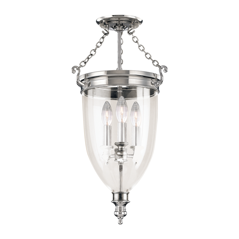 ##Antique Hardware## Hanover Semi Flush