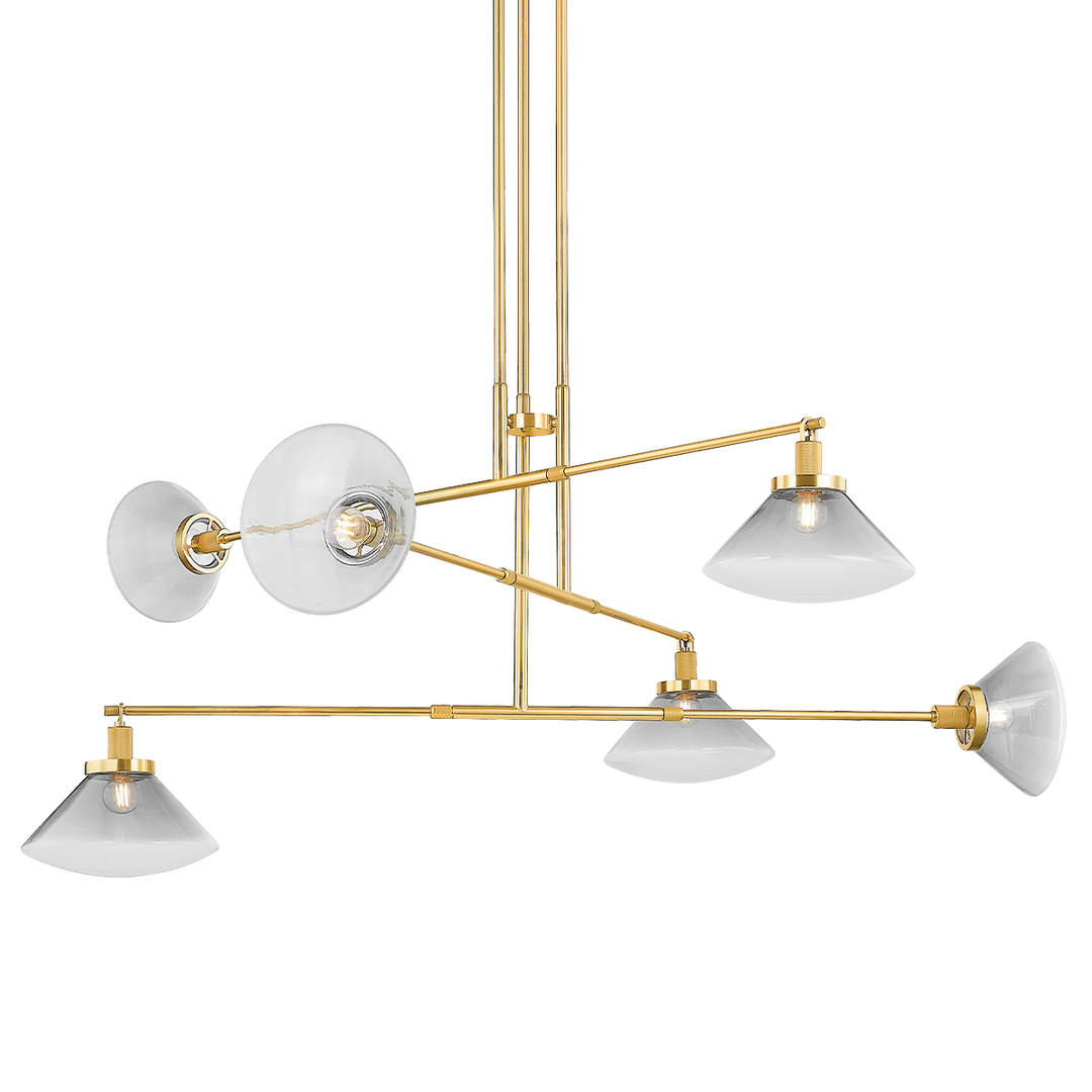 ##Antique Hardware## MENDON CHANDELIER