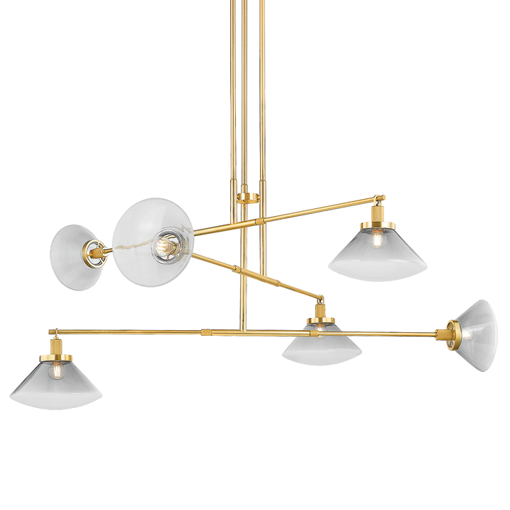 ##Antique Hardware## MENDON CHANDELIER