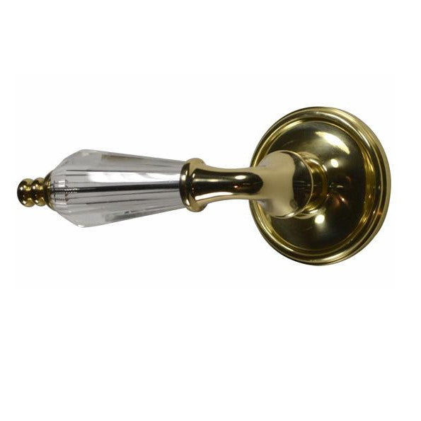 ##Antique Hardware## Crystal Antique Door Lever with Victorian Rosettes (Several Finishes Available)