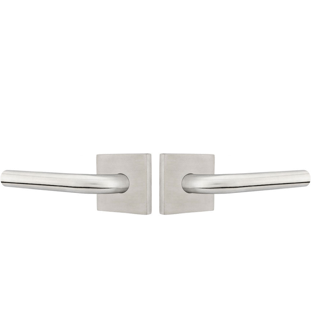 Antique Hardware Emtek Stainless Steel Kiel Lever With Square Rosette EMTEK LEVER DOOR KNOB