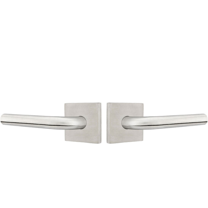 Antique Hardware Emtek Stainless Steel Kiel Lever With Square Rosette EMTEK LEVER DOOR KNOB