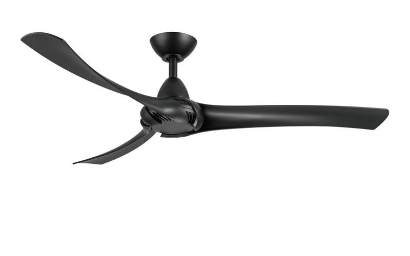 ##Antique Hardware## Droid Matte Black 52 Inch Ceiling Fan