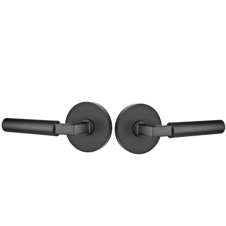 ##Antique Hardware## Emtek Solid Brass Hercules Lever With Disk Rosette