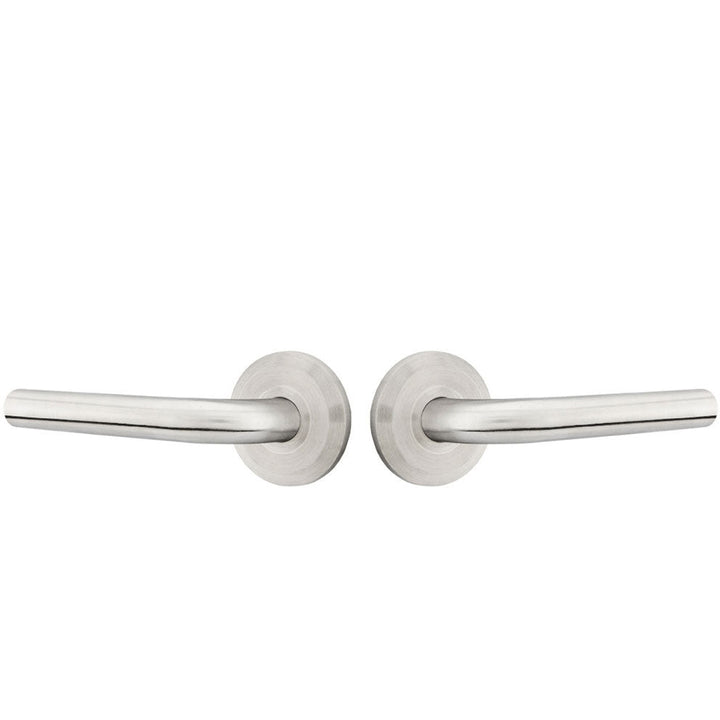 Antique Hardware Emtek Stainless Steel Kiel Lever With Disk Rosette EMTEK LEVER DOOR KNOB