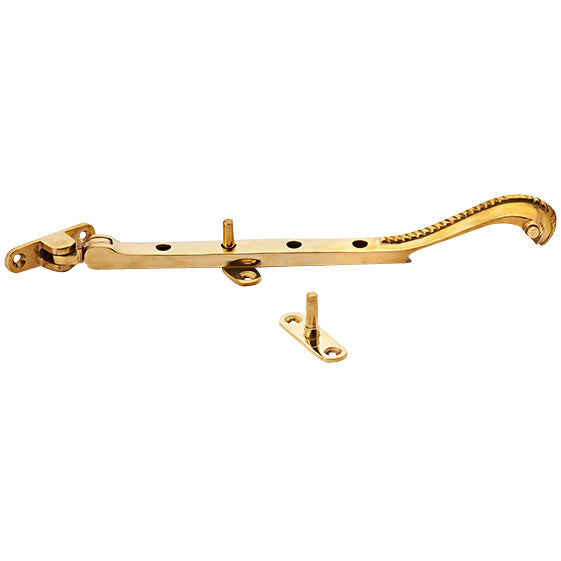 Antique Hardware 8 Inch Georgian Rope Casement Window Stay CASEMENT-WINDOW-LOCK