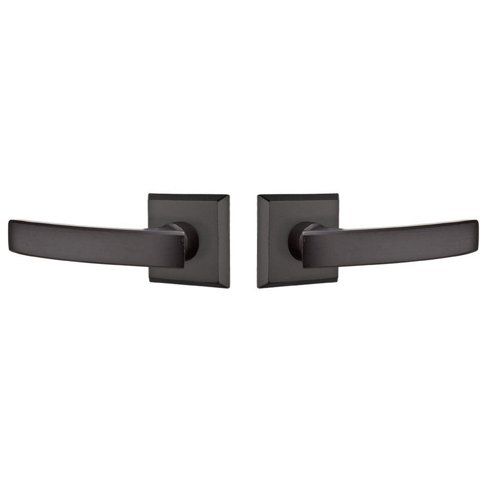 Antique Hardware Emtek Solid Brass Sandcast Yuma Lever With Square Rosette EMTEK LEVER DOOR KNOB