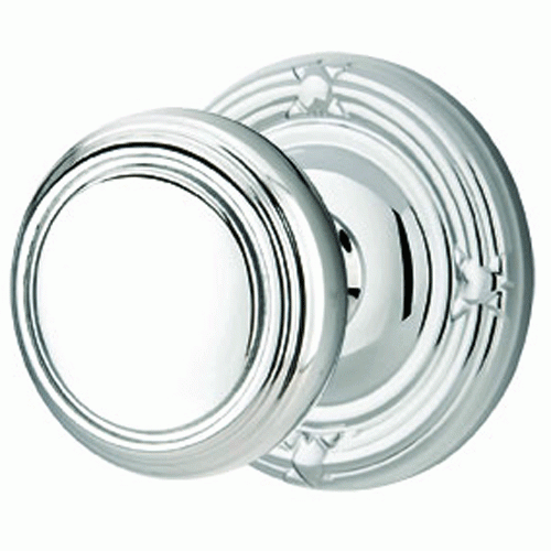 ##Antique Hardware## Solid Brass Norwich Door Knob Set With Ribbon & Reed Rosette (Several Finish Options)