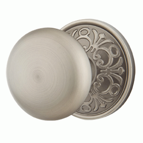 ##Antique Hardware## Solid Brass Providence Door Knob Set With Lancaster Rosette (Several Finish Options)