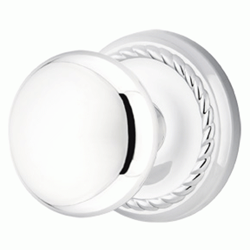 ##Antique Hardware## Solid Brass Providence Door Knob Set With Rope Rosette (Several Finish Options)