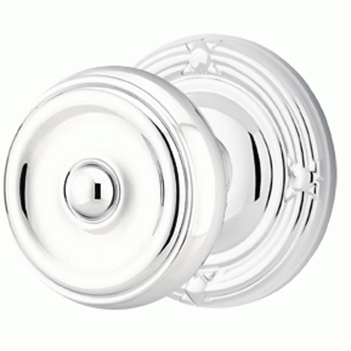 ##Antique Hardware## Solid Brass Waverly Door Knob Set With Ribbon & Reed Rosette (Several Finish Options)