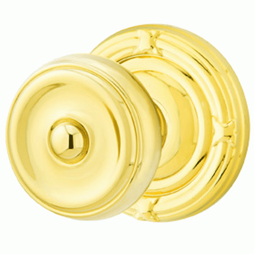 ##Antique Hardware## Solid Brass Waverly Door Knob Set With Ribbon & Reed Rosette (Several Finish Options)