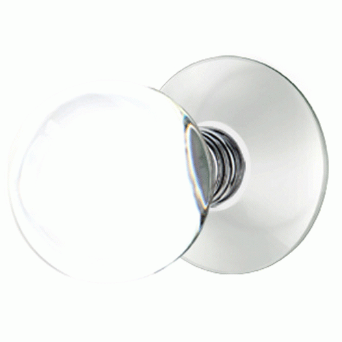 ##Antique Hardware## Crystal Bristol Door Knob Set With Modern Rosette (Several Finish Options)