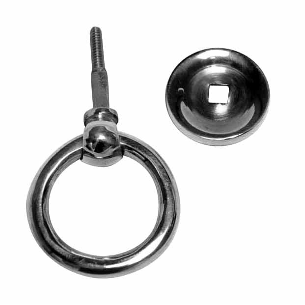 2 Inch Modern Ring Pull (Polished Chrome Finish)