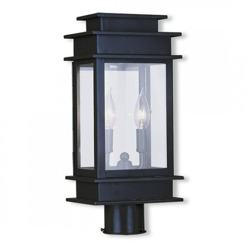 ##Antique Hardware## 2 Light Bronze Outdoor Post Top Lantern