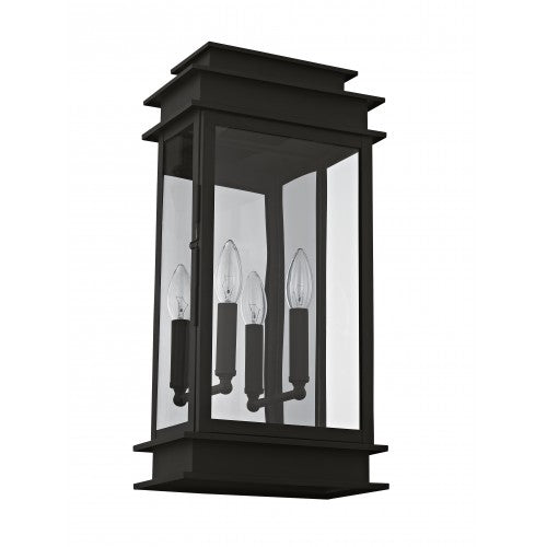 ##Antique Hardware## 2 Light Black Outdoor Wall Lantern