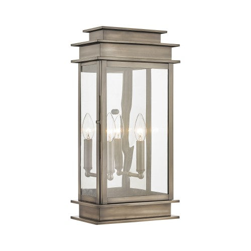 ##Antique Hardware## 2 Light Vintage Pewter Outdoor Wall Lantern