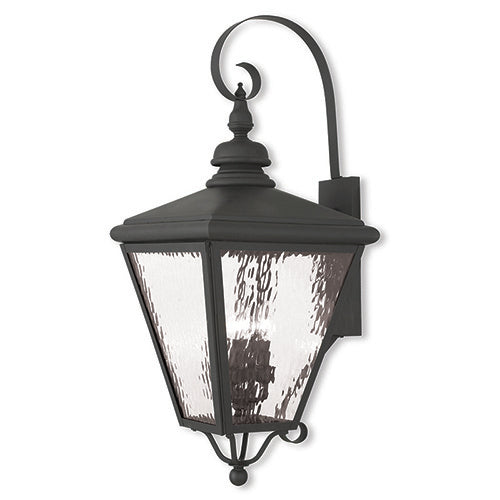 Antique Hardware 4 Light Black Outdoor Wall Lantern Lantern