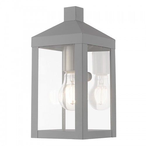 Antique Hardware 1 Light Nordic Gray Outdoor Wall Lantern Lantern