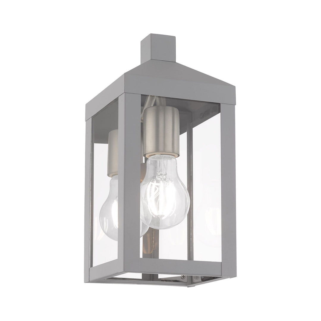 Antique Hardware 1 Light Nordic Gray Outdoor Wall Lantern Lantern