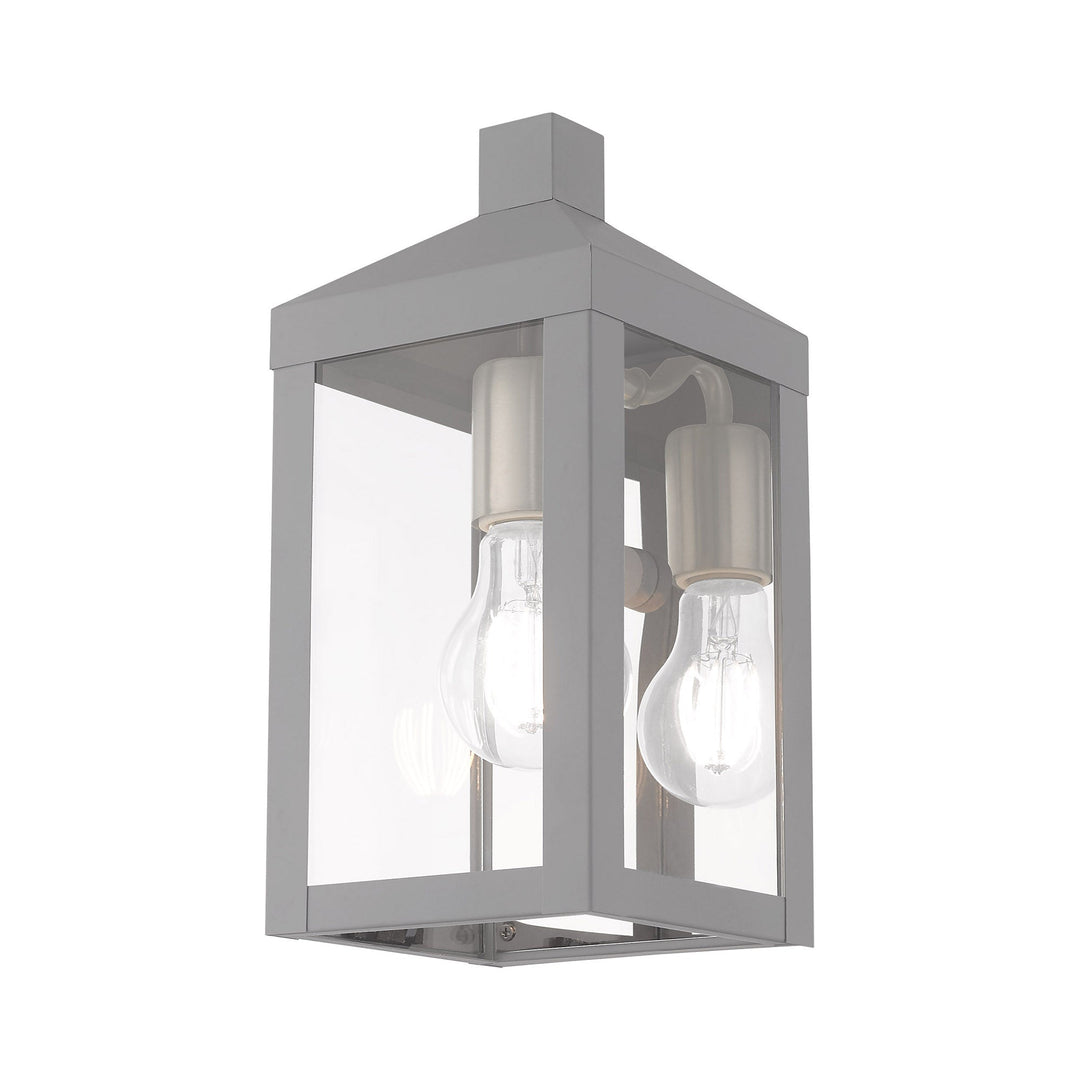 Antique Hardware 1 Light Nordic Gray Outdoor Wall Lantern Lantern