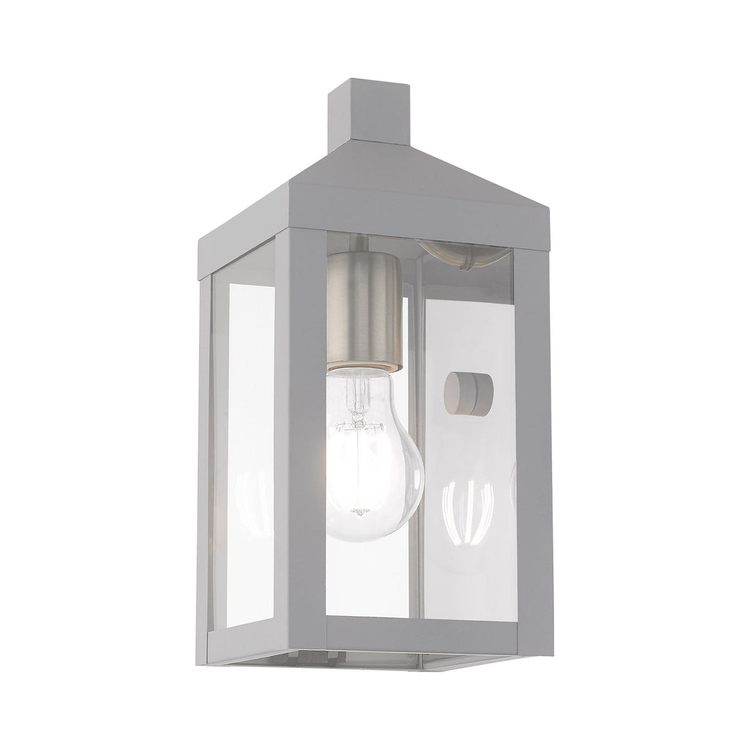 Antique Hardware 1 Light Nordic Gray Outdoor Wall Lantern Lantern