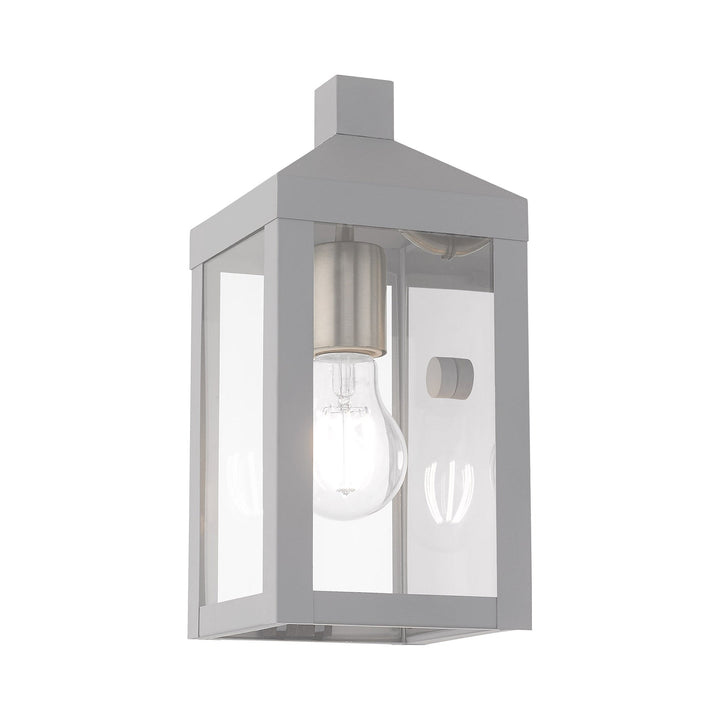 Antique Hardware 1 Light Nordic Gray Outdoor Wall Lantern Lantern