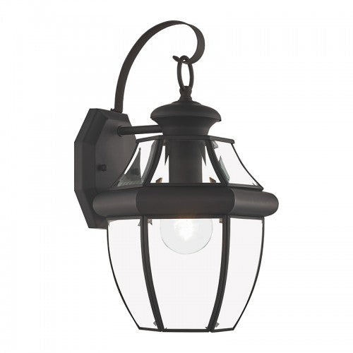 ##Antique Hardware## 1 Light Bronze Outdoor Wall Lantern