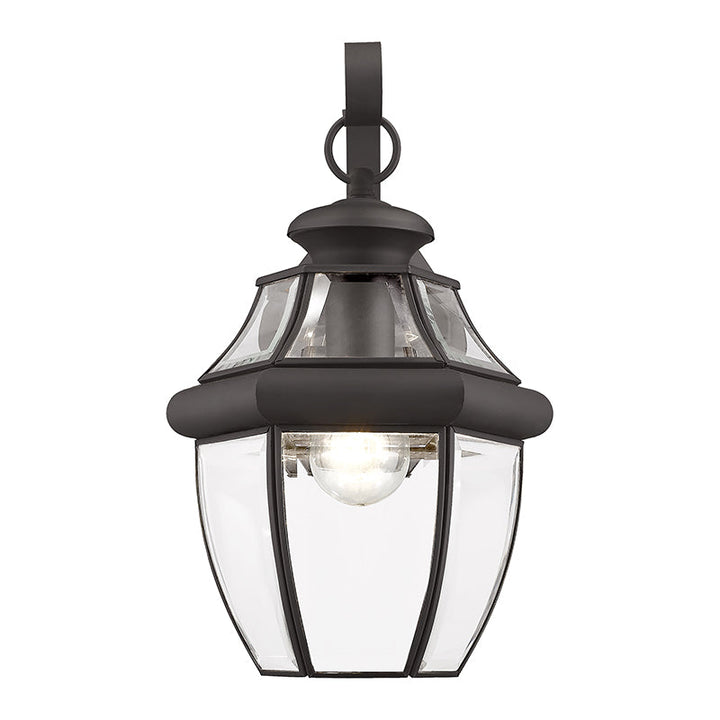 ##Antique Hardware## 1 Light Bronze Outdoor Wall Lantern