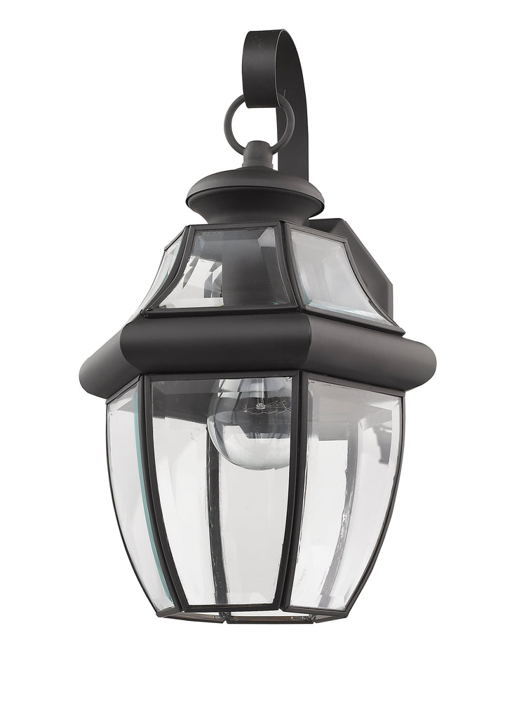 ##Antique Hardware## 1 Light Bronze Outdoor Wall Lantern