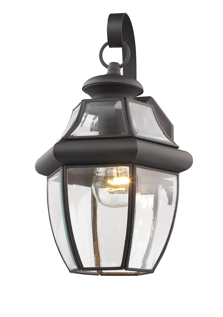 ##Antique Hardware## 1 Light Bronze Outdoor Wall Lantern