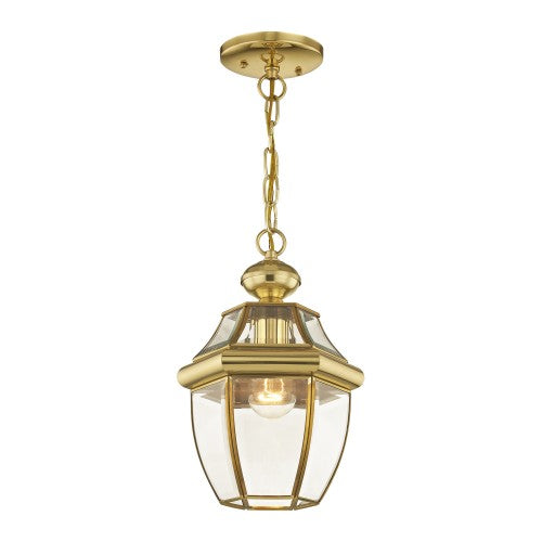 ##Antique Hardware## 1 Light Polished Brass Outdoor Lantern