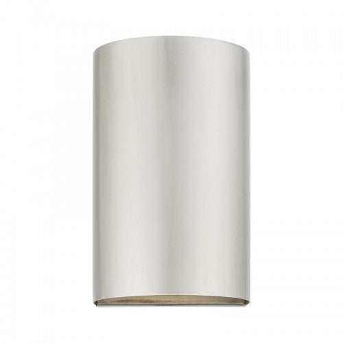 ##Antique Hardware## 1 Light Brushed Nickel Outdoor / Indoor ADA Small Sconce