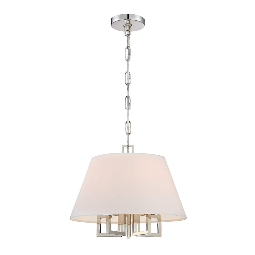 ##Antique Hardware## Libby Langdon Westwood 5 Light Polished Nickel Pendant