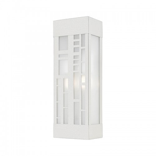 ##Antique Hardware## 2 Light Brushed Nickel Outdoor ADA Sconce