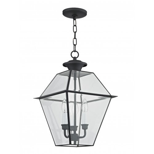 ##Antique Hardware## 3 Light Antique Brass Outdoor Lantern