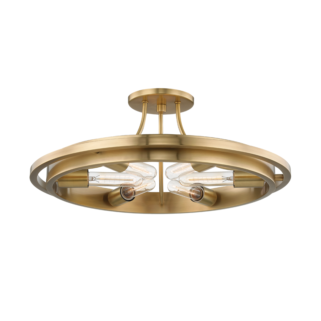 ##Antique Hardware## Chambers Semi Flush