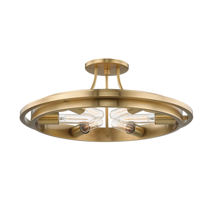 ##Antique Hardware## Chambers Semi Flush
