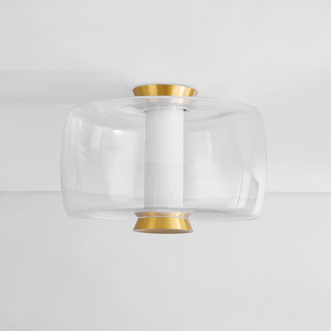 ##Antique Hardware## BEAU Flush Mount