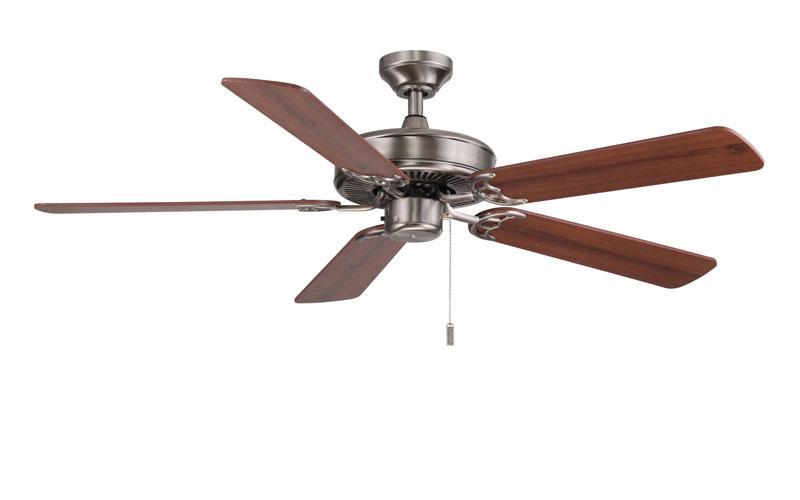 ##Antique Hardware## Dalton Nickel 52" Ceiling Fan