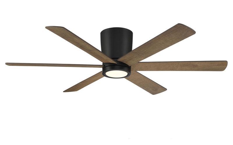 ##Antique Hardware## Coldwater 52 Inch Indoor/Outdoor Smart Flush Mount Ceiling Fan
