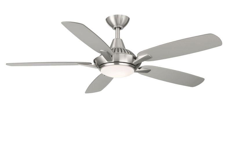 ##Antique Hardware## Solero Nickel 52 Inch Ceiling Fan