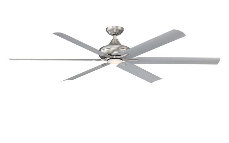 ##Antique Hardware## Exo 70'' Stainless Ceiling Fan