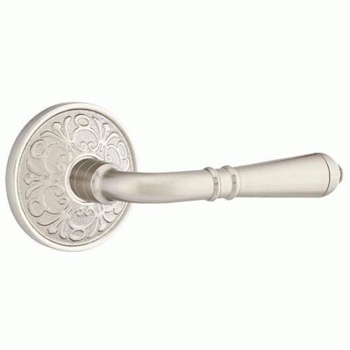 ##Antique Hardware## Emtek Solid Brass Turino Lever With Lancaster Rosette (Many Finishes Available)