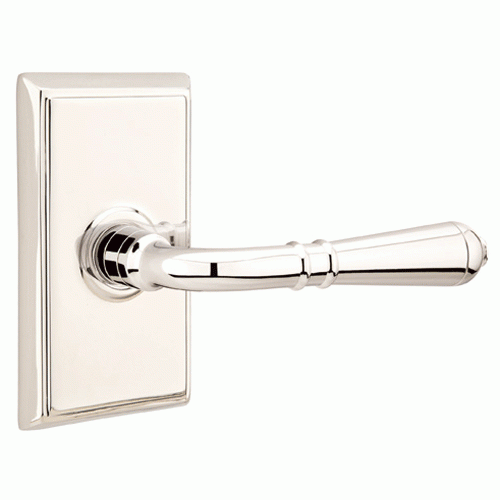 ##Antique Hardware## Emtek Solid Brass Turino Lever With Rectangular Rosette (Many Finishes Available)