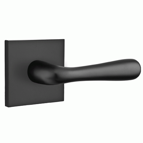 ##Antique Hardware## Emtek Solid Brass Basal Lever With Square Rosette (Several Finish Options)